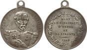 Frankreich, 2. Republik, Revolution Tragbare versilberte Bronzemedaille auf die Ermordung von General Franciade Fleurus Duvivier, 1794 - 1848 -
