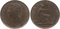 Großbritannien Farthing (1/4 Penny) Victoria, 1837 - 1901 -
