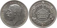 Großbritannien 1 Crown George V., 1910 - 1936, Wreath type, Auflage 4847 Stück -