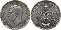 Großbritannien 1 Shilling George VI., 1936 - 1952, Scottish reverse -
