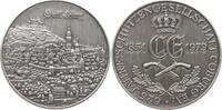 Coburg, Stadt Feinsilbermedaille (1000) Schützenmedaille, 625 Jahre Schützengesellschaft Coburg e.V., Stadtansicht -