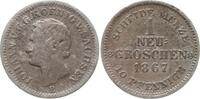 Sachsen, Königreich 1 Neugroschen Johann, 1854 - 1873 -