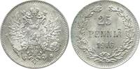 Finnland 25 Penniä Nikolaus II. von Russland, 1894 - 1917 -