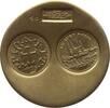 Einseitige Messingmedaille 2005 Speyer, Stadt v. V. Huster, Numis. Ges. Speyer, auf das 45. Süddeutsche Münzsammlertreffen Selten, vorzüglich - S...