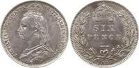 Großbritannien 6 Pence Victoria, 1837 - 1901 -