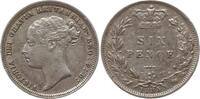 Großbritannien 6 Pence Victoria, 1837 - 1901 -