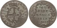 6 Stüber 1765 K Köln, Erzbistum Maximilian Friedrich von Königseck, 1761 - 1784, verzierte Kartusche, Mzz. K Schön - sehr schön