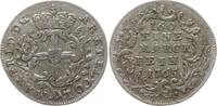 6 Stüber 1765 Köln, Erzbistum Maximilian Friedrich von Königseck, 1761 - 1784, verzierte Kartusche, ohne Mzz. Äußerst selten, sehr schön