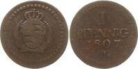 Sachsen, Königreich 1 Pfennig Friedrich August I., 1806 - 1827 -