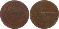 Sachsen, Königreich 3 Pfennig Friedrich August I., 1806 - 1827 -