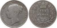 Großbritannien 6 Pence Victoria, 1837 - 1901, Die No. 12 -