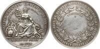 Frankreich, Königreich, Stadt Paris Versilberte Bronzemedaille Ludwig XVI., Preismedaille Academie der Künste und Museen von Paris -