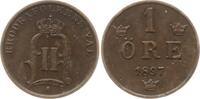 Schweden, Königreich 1 Öre Oskar II., 1872 - 1907 -