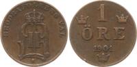 Schweden, Königreich 1 Öre Oskar II., 1872 - 1907 -