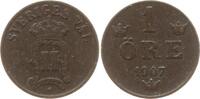 Schweden, Königreich 1 Öre Oskar II., 1872 - 1907 -