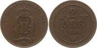 Schweden, Königreich 2 Öre Oskar II., 1872 - 1907 -