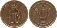 Schweden, Königreich 2 Öre Oskar II., 1872 - 1907 -