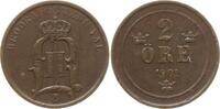 Schweden, Königreich 2 Öre Oskar II., 1872 - 1907 -