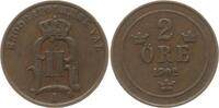 Schweden, Königreich 2 Öre Oskar II., 1872 - 1907 -