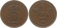 Schweden, Königreich 2 Öre Oskar II., 1872 - 1907 -