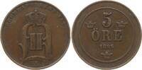 Schweden, Königreich 5 Öre Oskar II., 1872 - 1907 -