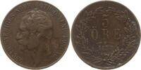 Schweden, Königreich 5 Öre Oskar I., 1844 - 1859 -