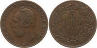 Schweden, Königreich 5 Öre Carl XV., 1859 - 1872 -