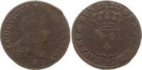 Frankreich, Königreich 1/2 Sol Ludwig XV., 1715 - 1774, Reims -