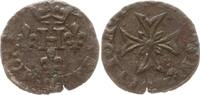 Frankreich, Königreich Liard à la croix du Saint-Esprit Henri III., 1574 - 1589 -