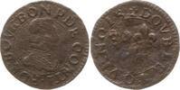 Frankreich, Chateau-Renaud Double Tournois Francois de Bourbon-Conti, 1605 - 1614, Umschrift endet CONTI -