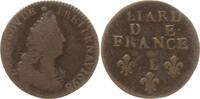 Frankreich, Königreich Liard de France Ludwig XIV., 1643 - 1715, Lille -