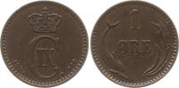 Dänemark, Königreich 1 Öre Christian IX., 1863 - 1906 -