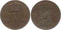 Niederlande, Königreich 1 Cent Wilhelm III., 1849 - 1890 -