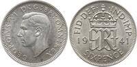 Großbritannien 6 Pence George VI., 1936 - 1952 -