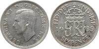Großbritannien 6 Pence George VI., 1936 - 1952 -
