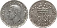 Großbritannien 6 Pence George VI., 1936 - 1952 -