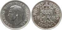 Großbritannien 6 Pence George VI., 1936 - 1952 -