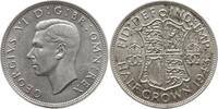 Großbritannien 1/2 Crown George VI., 1936 - 1952 -