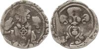 Münster, Bistum Pfennig Ludwig von Hessen, 1310 - 1357, Bischof mit Buch / Paulus mit Schwert -