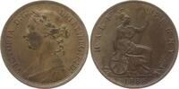 Großbritannien 1/2 Penny (Halfpenny) Victoria, 1837 - 1901 -