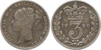 Großbritannien 3 Pence Victoria, 1837 - 1901 -