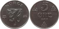 Norwegen, Königreich 5 Öre Haakon VII., 1905 - 1957, Eisen -