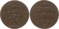 Niederländisch-Ostindien 1 Cent Wilhelm I., 1815 - 1840, Java, Surabaya -