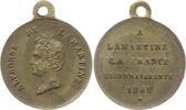Frankreich, 2. Republik Kleine tragbare Bronzemedaille 18 - 19 Avril, Premières Élections, A Lamartine, La France Reconnaissante -
