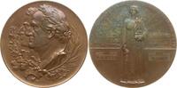 Deutschland, Kaiserreich Bronzemedaille von Mayer & Wilhelm, Stuttgart, Goethe und Schiller,auf Weimars klassische Zeit -