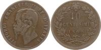 Italien, Königreich 10 Centesimi Vittorio Emanuele II., 1861 - 1878 -