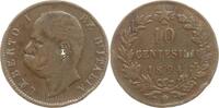 Italien, Königreich 10 Centesimi Umberto I., 1878 - 1900 -