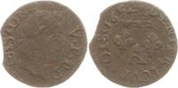 Frankreich, Dombes Denier Tournois Gaston d'Orléans, 1627 - 1650 -