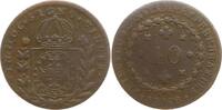 Brasilien 40 Reis Pedro I., 1823 - 1831, Rio de Janeiro -