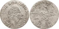 Brandenburg-Preußen Dreigröscher Friedrich II., 1740 - 1786, Königsberg -
